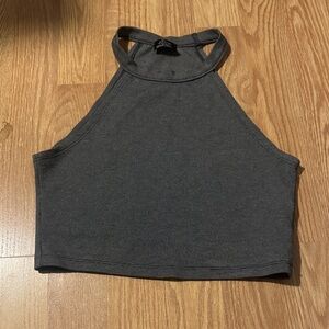 Zara Women's Gray Halter Top